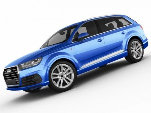 audi q7 2016 3D Model