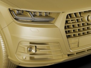 audi q7 2016 Modelo 3D