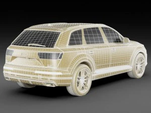 audi q7 2016 3D Model