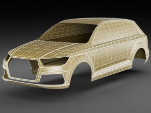 audi q7 2016 Modelo 3D