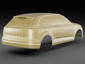 audi q7 2016 Modelo 3D