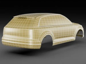 audi q7 2016 3D Model