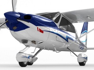 tecnam p2010 3D Model