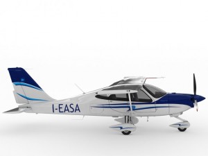 tecnam p2010 3D Model