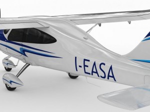tecnam p2010 3D Model