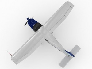 tecnam p2010 3D Model