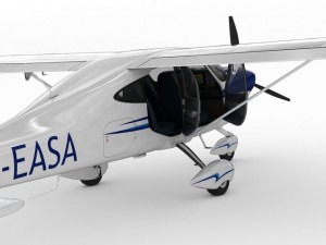 tecnam p2010 3D Model