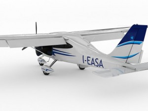 tecnam p2010 3D Model