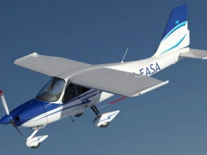 tecnam p2010 3D Model