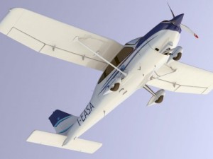 tecnam p2010 3D Model