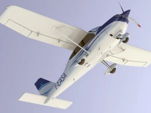 tecnam p2010 3D Model