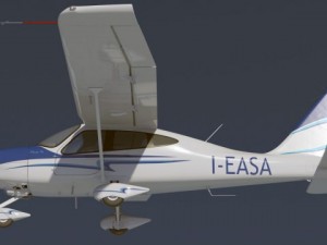 tecnam p2010 3D Model