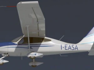 tecnam p2010 3D Model