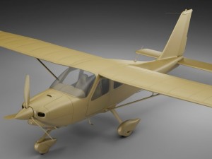 tecnam p2010 3D Model