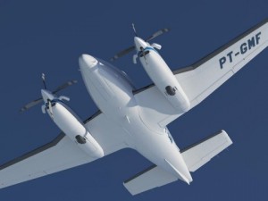 beechcraft king air c90gtx 3D Model