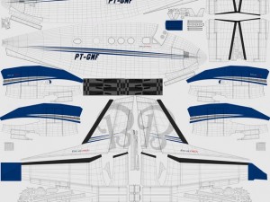 beechcraft king air c90gtx 3D Model