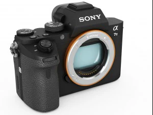 sony alpha 7 ii with two lenses 3D Model
