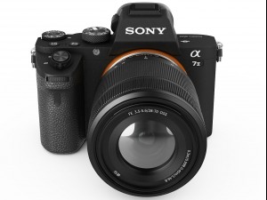 sony alpha 7 ii with two lenses 3D Model