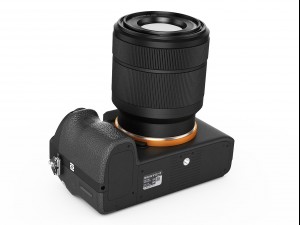 sony alpha 7 ii with two lenses 3D Model