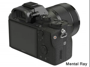 sony alpha 7 ii with two lenses 3D Model