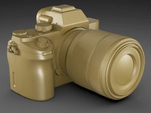 sony alpha 7 ii with two lenses 3D Model