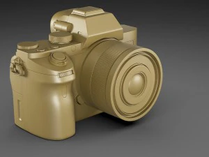sony alpha 7 ii with two lenses 3D Model