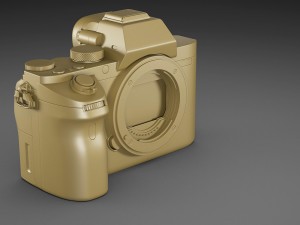 sony alpha 7 ii with two lenses 3D Model