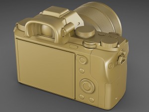 sony alpha 7 ii with two lenses 3D Model