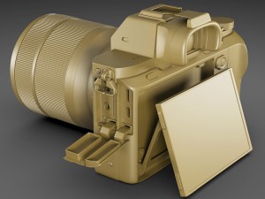 sony alpha 7 ii with two lenses 3D Model