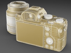 sony alpha 7 ii with two lenses 3D Model