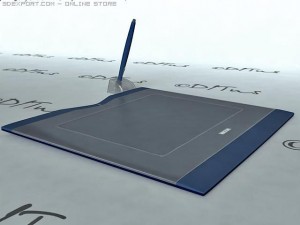 wacom graphire tablet 3D Модель
