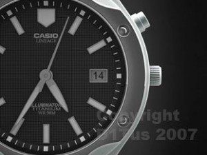 casio lineage lin 160b watches 3D Model