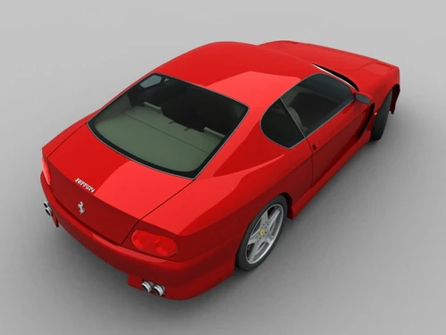 ferrari 456 gt 3D Model .c4d .max .obj .3ds .fbx .stl .blend 