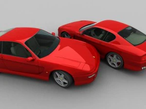 ferrari 456 gt 3D Model