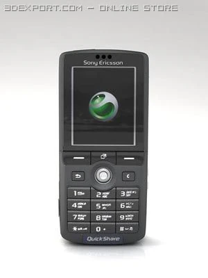 Sony Ericsson K750i 3D Modell .c4d .max .obj .3ds .fbx .stl .blend 
