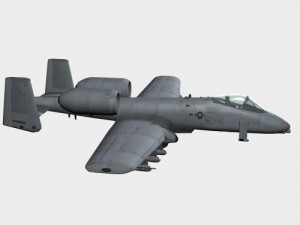 a-10 thunderbolt Model 3D