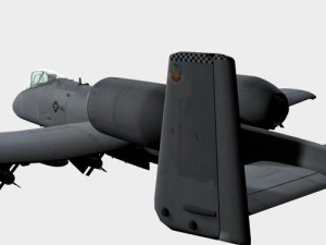 a-10 thunderbolt 3D 模型