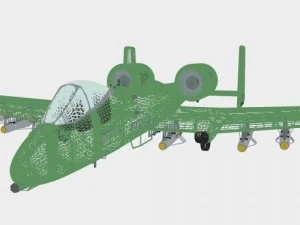 a-10 thunderbolt 3D Model