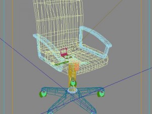 desk chair Modello 3D