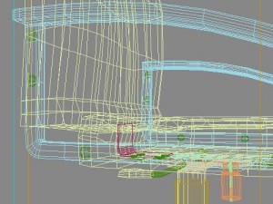 desk chair Modello 3D