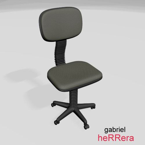 desk chair2 Model 3D .c4d .max .obj .3ds .fbx .stl .blend 