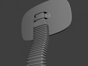 desk chair2 Model 3D