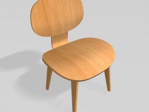 eamwood chair 3D Model