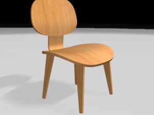 eamwood chair 3D Model