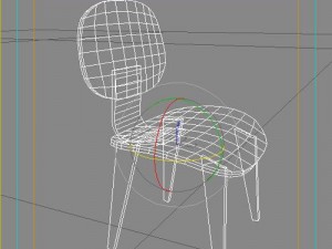 eamwood chair 3D Model