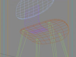 eamwood chair 3D Model