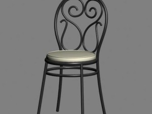 garden chair 3D 模型
