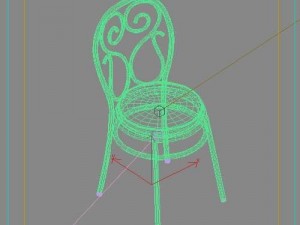 garden chair 3D 模型