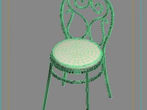 garden chair 3D 模型