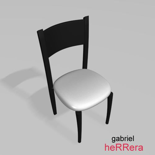 plas chair Modèle 3D .c4d .max .obj .3ds .fbx .stl .blend